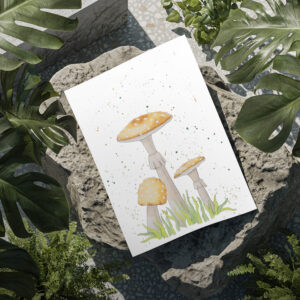 Amanita Phalloides Toadstool Print